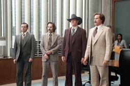 Ron, Brian, Brick and Champ return in Anchorman 2: The Legend Continues