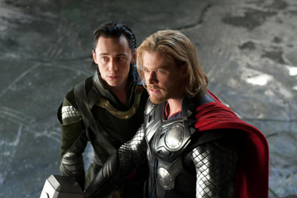 God of Thunder Thor and his stepbrother Loki in Thor
