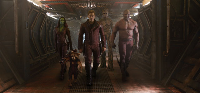 Chris Pratt stars in Guardians of the Galaxy as Star Lord