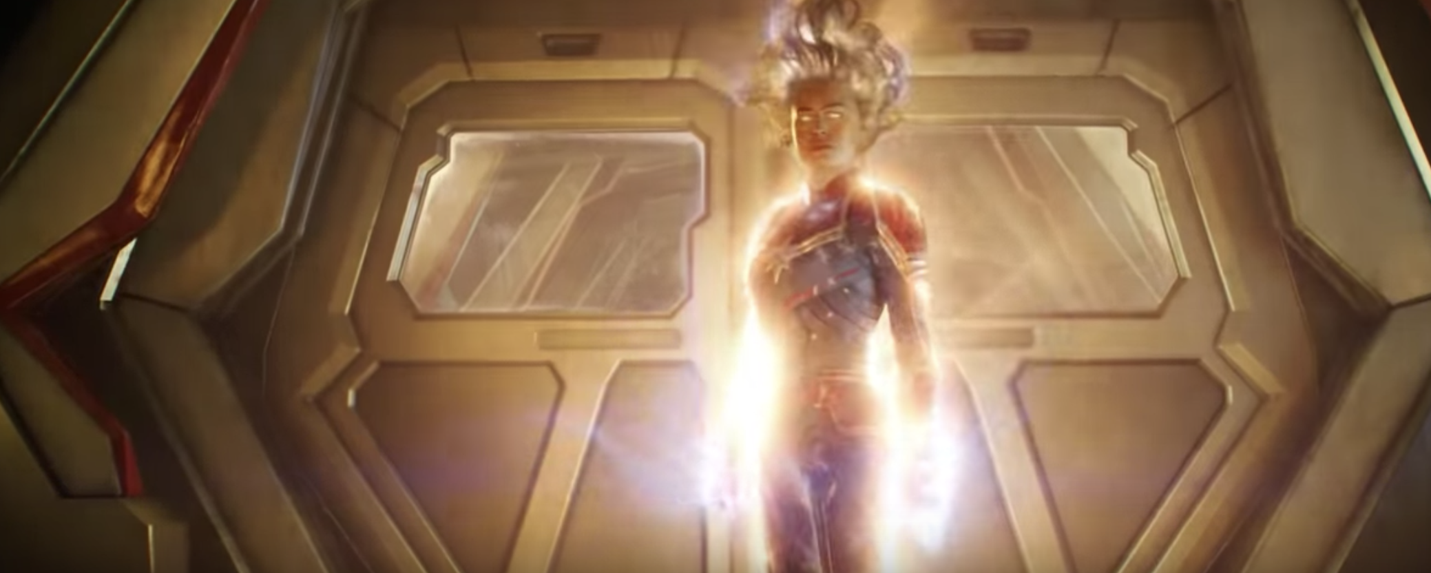 Brie Larson as Captain Marvel in Captain Marvel trailer