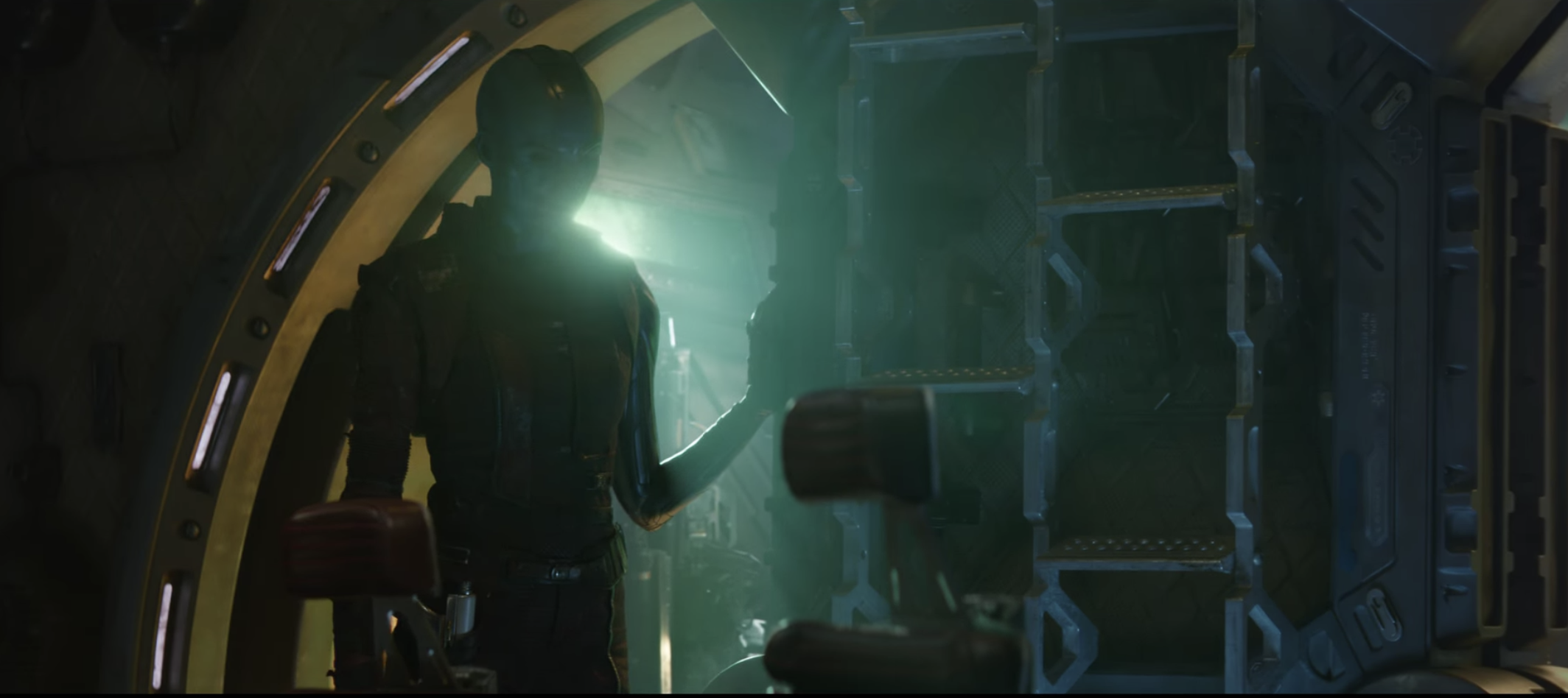 Karen Gillan as Nebula in Avengers: Endgame trailer