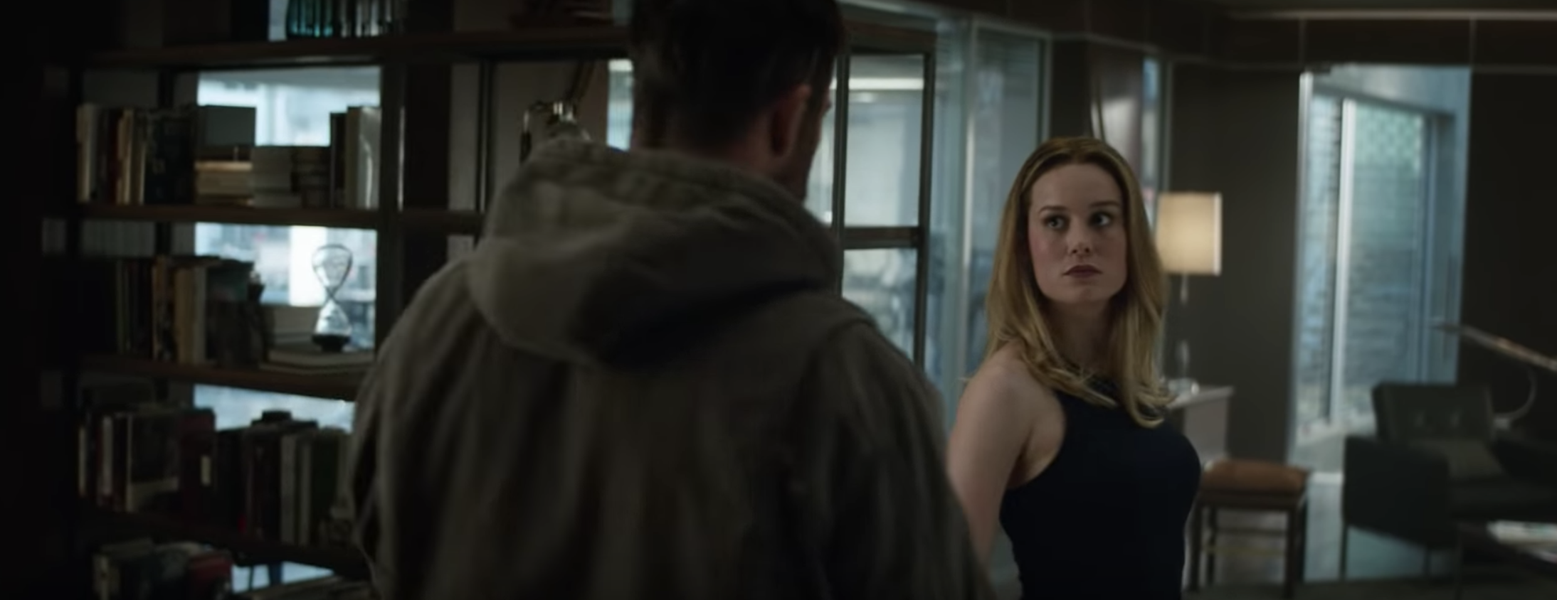 Brie Larson as Captain Marvel in Avengers: Endgame trailer
