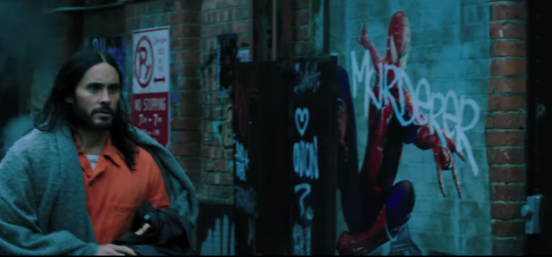 Spider-Man in Morbius trailer