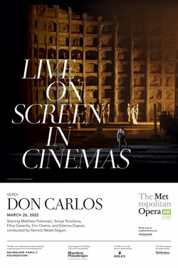 The MET Opera Live 2021-22: Don Carlos Poster